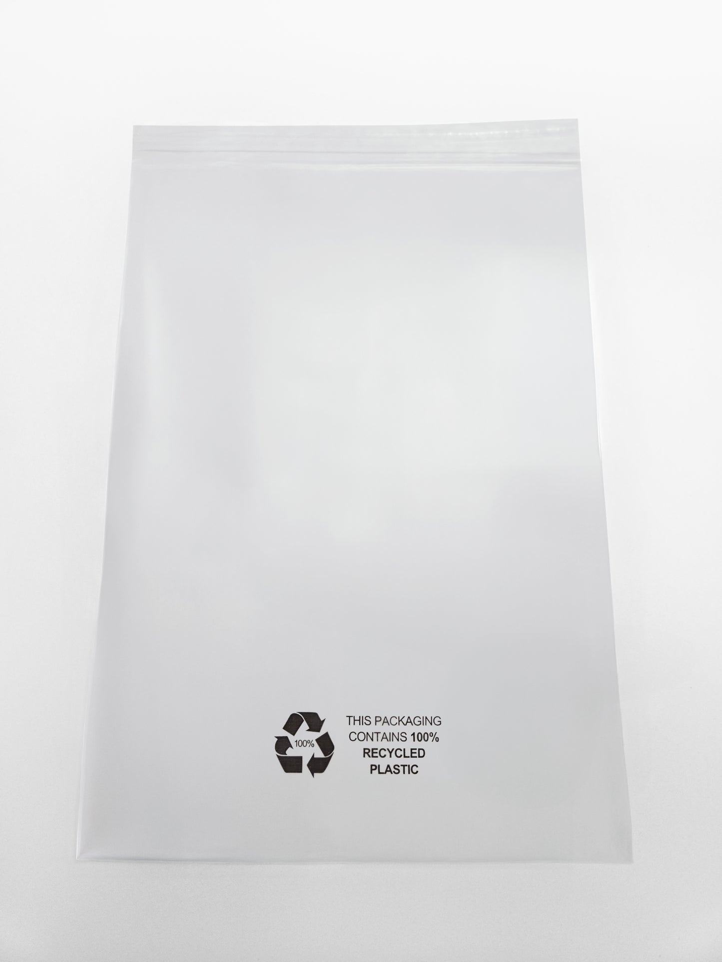 100% Recycled Plastic Bag Inserts with Adhesive Seal - (50-Pack)