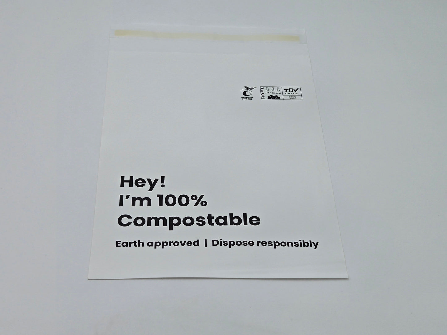Compostable Mailer Bags - Certified Eco Shipping Bags - 3 Sizes Available (50 Pack)