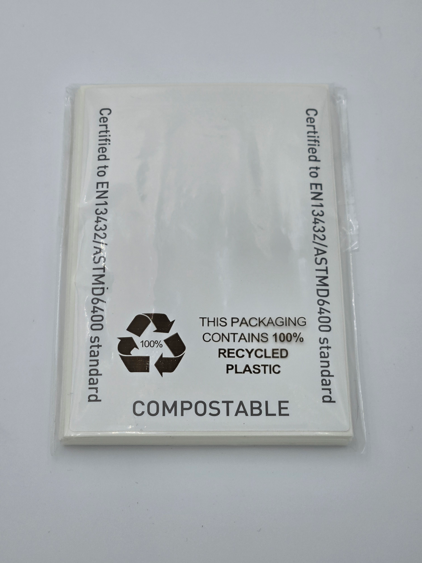 EcoJerks Compostable Shipping Labels — EN13432 / ASTM D6400 Certified